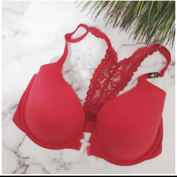 NWT Body by Victoria 32DDD red bra & panty - Picture 12 of 14